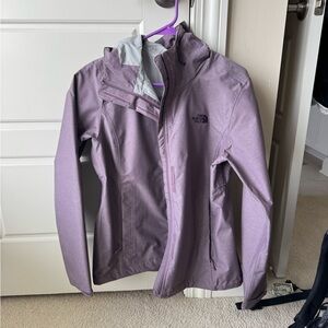 The North Face Gray and Purple Jacket